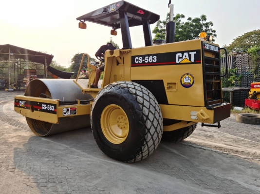 ⭐⭐⭐รถบดสั่นเสทือนขนาด10ตัน Catterpillar CS563-2เพลาเปลือกเดียว เครื่องปั้มแรง เอกสารเล่มทะเบียน พร้อมลงงาน