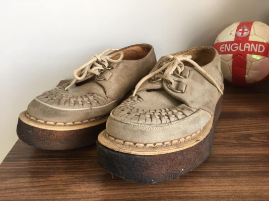 ขายรองเท้าส้นเตารีด Creeper /รองเท้าใส่ขับเวสป้า