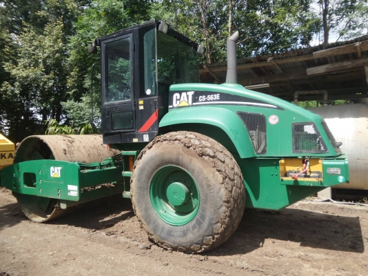 ⭐⭐⭐รถบดสั่นเสทือนขนาด12ตันเปลือเดียว2เพลา Cat Cs563E ตู้เก๋งแอร์ เล่มทะเบียนพร้อมลงงาน