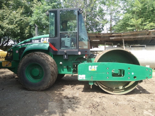 ⭐⭐⭐รถบดสั่นเสทือนขนาด12ตันเปลือเดียว2เพลา Cat Cs563E ตู้เก๋งแอร์ เล่มทะเบียนพร้อมลงงาน