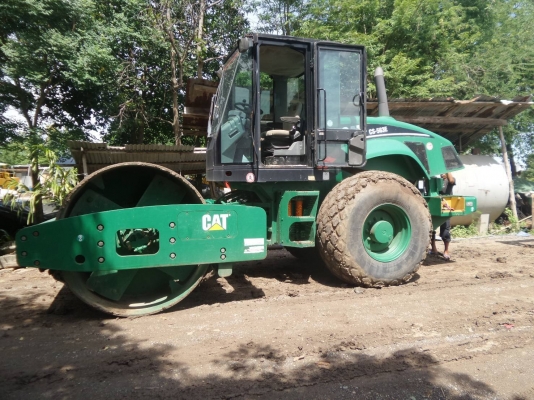 ⭐⭐⭐รถบดสั่นเสทือนขนาด12ตันเปลือเดียว2เพลา Cat Cs563E ตู้เก๋งแอร์ เล่มทะเบียนพร้อมลงงาน