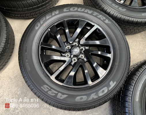 แม็กป้ายแดง Nissan Navara Caliber NP300 Black Edition ขอบ 18 พร้อมยางป้ายแดง 255-60-18 Toyo ปลายปี 1