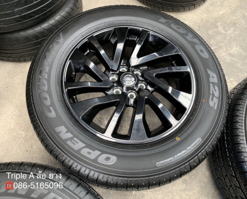 แม็กป้ายแดง Nissan Navara Caliber NP300 Black Edition ขอบ 18 พร้อมยางป้ายแดง 255-60-18 Toyo ปลายปี 1