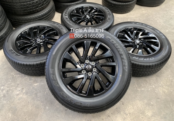 แม็กป้ายแดง Nissan Navara Caliber NP300 Black Edition ขอบ 18 พร้อมยางป้ายแดง 255-60-18 Toyo ปลายปี 1