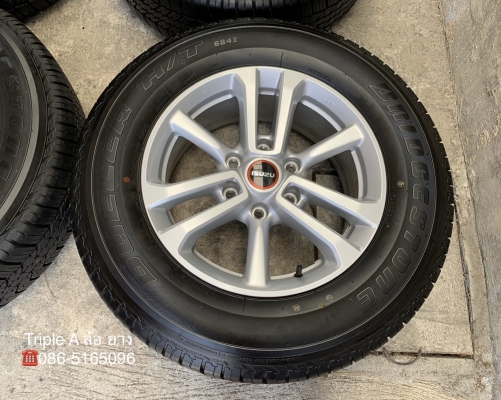 ล้อแม็กป้ายแดง ISUZU D-Max 2020 ขอบ 17 รุ่นใหม่ล่าสุด พร้อมยางป้ายแดง 255-65-17 Bridgestone ปี 20 สวยกริ๊บ ล้อแม็กป้ายแดง ISUZU D-Max 2020 ขอบ 17 รุ่นใหม่ล่าสุด พร้อมยางป้ายแดง 255-65-17 Bridgestone ปี 20 สวยกริ๊บ