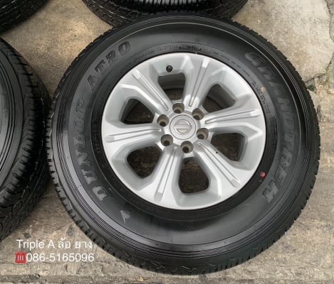 ล้อแม็ก 6รู114 Nissan Navara NP300 ขอบ 16 พร้อมยางใหม่ป้ายแดง 255-70-16 Dunlop ปี 20 ตุ่มอลัง เส้นสี ล้อแม็ก 6รู114 Nissan Navara NP300 ขอบ 16 พร้อมยางใหม่ป้ายแดง 255-70-16 Dunlop ปี 20 ตุ่มอลัง เส้นสี