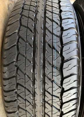 ล้อแม็ก 6รู114 Nissan Navara NP300 ขอบ 16 พร้อมยางใหม่ป้ายแดง 255-70-16 Dunlop ปี 20 ตุ่มอลัง เส้นสี