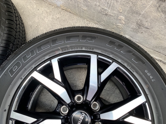 ล้อแม็กป้ายแดง NEW ISUZU MU-X THE ONYX ขอบ 18 รุ่นใหม่ล่าสุด พร้อมยางป้ายแดง 255-60-18 Bridgestone ปลายปี 19