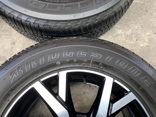 ล้อแม็กป้ายแดง NEW ISUZU MU-X THE ONYX ขอบ 18 รุ่นใหม่ล่าสุด พร้อมยางป้ายแดง 255-60-18 Bridgestone ปลายปี 19