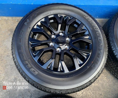 ล้อแม็กป้ายแดง Ford Ranger FX4 รุ่นใหม่ล่าสุด ขอบ 18 พร้อมยางป้ายแดง 265-60-18 Bridgestone รถออกปีนี้ 20 สวยกริ๊บ