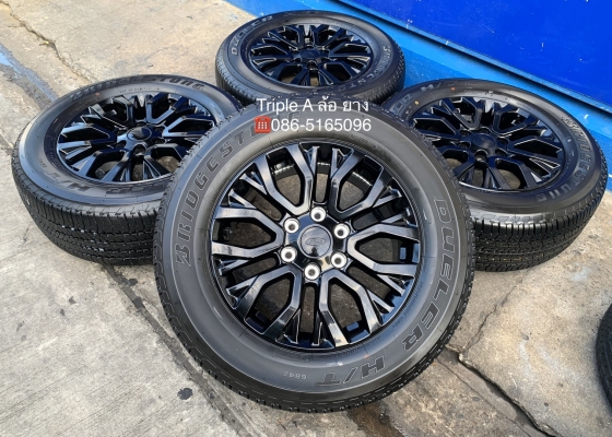 ล้อแม็กป้ายแดง Ford Ranger FX4 รุ่นใหม่ล่าสุด ขอบ 18 พร้อมยางป้ายแดง 265-60-18 Bridgestone รถออกปีนี้ 20 สวยกริ๊บ