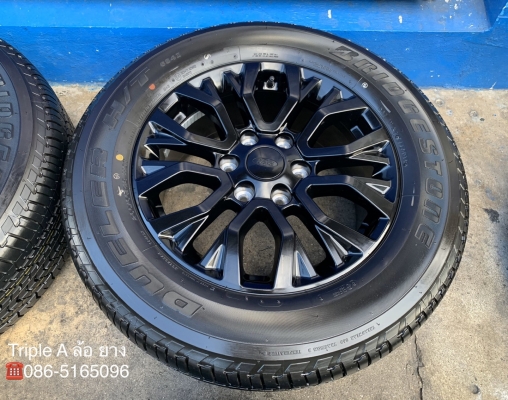 ล้อแม็กป้ายแดง Ford Ranger FX4 รุ่นใหม่ล่าสุด ขอบ 18 พร้อมยางป้ายแดง 265-60-18 Bridgestone รถออกปีนี้ 20 สวยกริ๊บ
