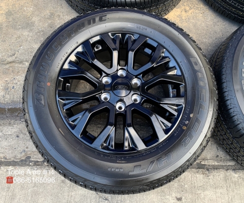 ล้อแม็กป้ายแดง Ford Ranger FX4 รุ่นใหม่ล่าสุด ขอบ 18 พร้อมยางป้ายแดง 265-60-18 Bridgestone รถออกปีนี้ 20 สวยกริ๊บ
