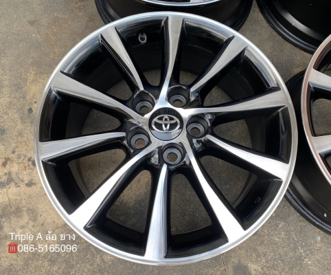 ล้อแม็ก 5รู114 Toyota ขอบ 17 สีดำปัดหน้าเงา ใส่ Camry Innova Vigo Revo ได้ สวยๆ ล้อแม็ก 5รู114 Toyota ขอบ 17 สีดำปัดหน้าเงา ใส่ Camry Innova Vigo Revo ได้ สวยๆ