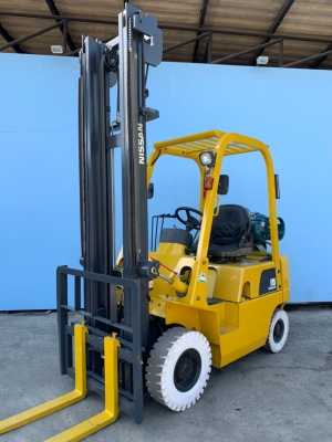 โฟล์คลิฟท์มือสอง นำเข้าญี่ปุ่น NISSAN FG-PJ01A15 เสาสูง 4.5 ม. ยกได้ 1.5 ตัน