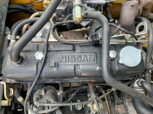 โฟล์คลิฟท์มือสอง นำเข้าญี่ปุ่น NISSAN FG-PJ01A15 เสาสูง 4.5 ม. ยกได้ 1.5 ตัน