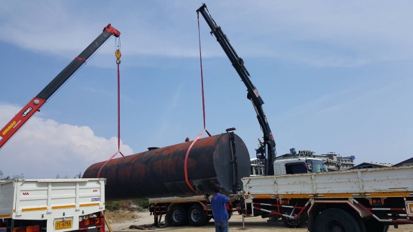 ถังเหล็กหนา 6 มิลขนาด 33000 ลิตรสวยๆ