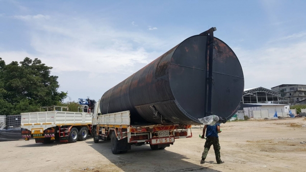 ถังเหล็กหนา 6 มิลขนาด 33000 ลิตรสวยๆ