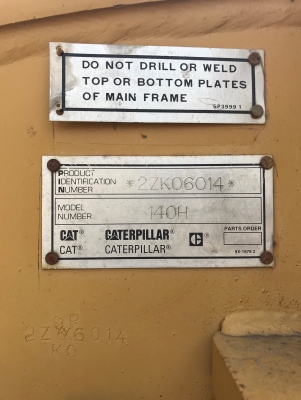 รถเกรด 140H #2ZK06014 ปี2001 4647ชม.