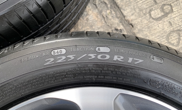 ล้อแม็กป้ายแดง Honda Accord G10 ขอบ 17 รุ่นใหม่ล่าสุด พร้อมยางใหม่ป้ายแดง 225-50-17 Michelin ปลายปี 19 สวยกริ๊บ