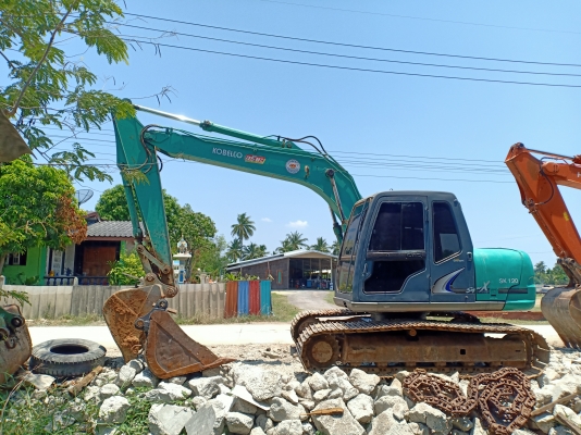 ขาย KOBELCO SK120-3 มาร์คไฟว์  ซุปเปอร์  เก่าใน  สวย ไฟฟ้าครบ  พร้อมใช้ เล่มทะเบียน  โทร 089-3818694จ๊อย
