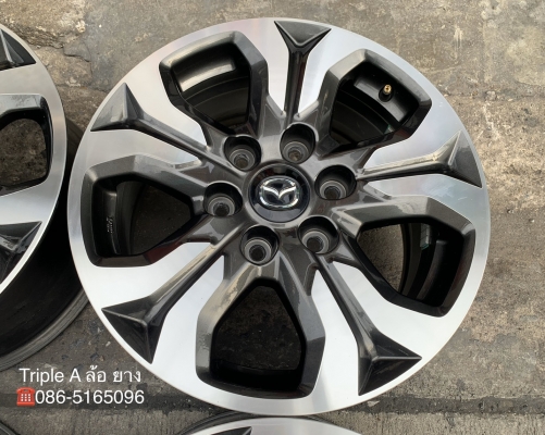 ล้อแม็ก Mazda BT50 Pro ขอบ17 สีเทาหน้าเงา สภาพสวย