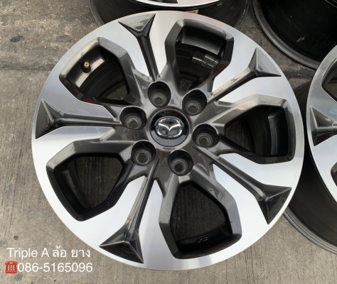 ล้อแม็ก Mazda BT50 Pro ขอบ17 สีเทาหน้าเงา สภาพสวย