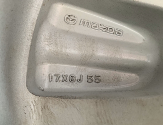 ล้อแม็ก Mazda BT50 Pro ขอบ17 สีเทาหน้าเงา สภาพสวย