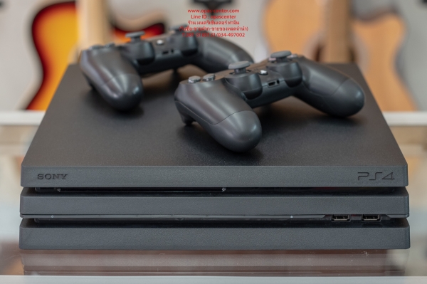 เกมส์ Play Station 4 Pro 1 TB รุ่น CUH-7218B สภาพใหม่ อุปกรณ์ครบ 2 จอยส์