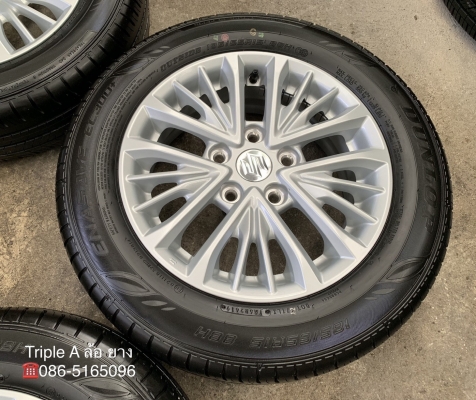 ล้อแม็กป้ายแดง Suzuki Ertiga ขอบ 15 พร้อมยางป้ายแดง 185-65-15 Dunlop ปี 19 สวยกริ๊บ