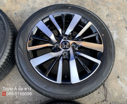 ล้อแม็กป้ายแดง Honda City Turbo RS 2020 ขอบ 16 พร้อมยางป้ายแดง 185-55-16 Yokohama ปลายปี 19 สวยๆ