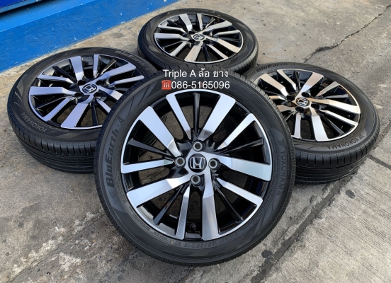 ล้อแม็กป้ายแดง Honda City Turbo RS 2020 ขอบ 16 พร้อมยางป้ายแดง 185-55-16 Yokohama ปลายปี 19 สวยๆ