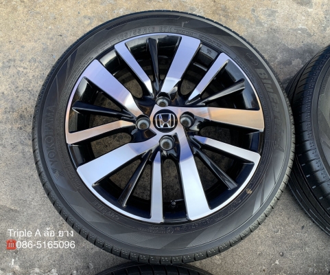 ล้อแม็กป้ายแดง Honda City Turbo RS 2020 ขอบ 16 พร้อมยางป้ายแดง 185-55-16 Yokohama ปลายปี 19 สวยๆ