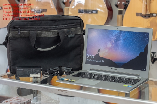 โน้ตบุ๊ค Lenovo รุ่น Z510 Core i7-4702U 2.2 GHz Ram 4G HDD 1 TB การ์ดจอ GT740M มีกระเป๋า