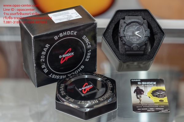 นาฬิกา CASIO G-SHOCK G-squad GBA-800 (บลูทูธ) สีดำ ของแท้ สภาพใหม่