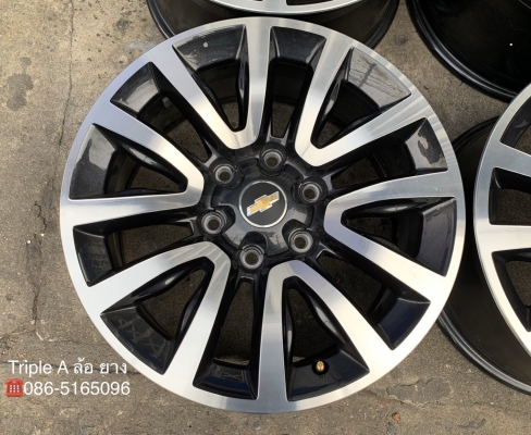 ล้อแม็กป้ายแดง Chevrolet Trailblazer ขอบ18 ดำหน้าเงา สวยกริ๊บ ล้อแม็กป้ายแดง Chevrolet Trailblazer ขอบ18 ดำหน้าเงา สวยกริ๊บ