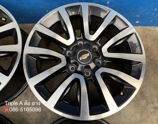 ล้อแม็กป้ายแดง Chevrolet Trailblazer ขอบ18 ดำหน้าเงา สวยกริ๊บ ล้อแม็กป้ายแดง Chevrolet Trailblazer ขอบ18 ดำหน้าเงา สวยกริ๊บ