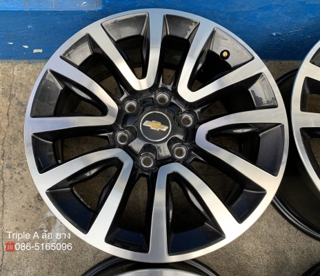 ล้อแม็กป้ายแดง Chevrolet Trailblazer ขอบ18 ดำหน้าเงา สวยกริ๊บ ล้อแม็กป้ายแดง Chevrolet Trailblazer ขอบ18 ดำหน้าเงา สวยกริ๊บ