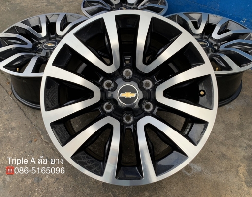 ล้อแม็กป้ายแดง Chevrolet Trailblazer ขอบ18 ดำหน้าเงา สวยกริ๊บ ล้อแม็กป้ายแดง Chevrolet Trailblazer ขอบ18 ดำหน้าเงา สวยกริ๊บ