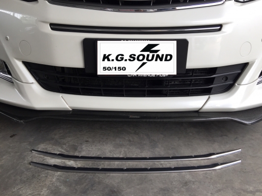 ขายคิ้วสแตนเลสกันชนหน้ารถ TOYOTA รุ่น ALPHARD ปี12-14 ขายคิ้วสแตนเลสกันชนหน้ารถ TOYOTA รุ่น ALPHARD ปี12-14