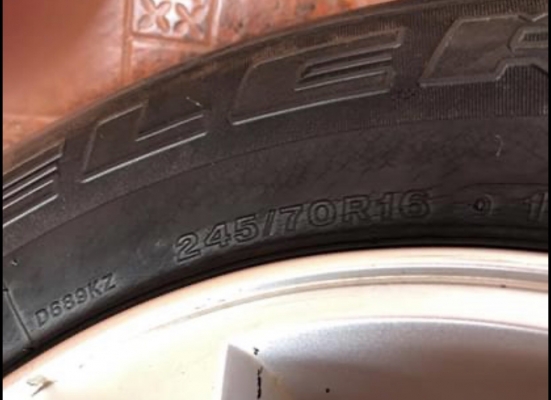 ล้อเดิม ISUZU ขนาด16 นิ้ว 6 รู