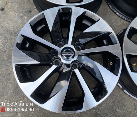 ล้อแม็ก Nissan Almera รุ่นใหม่ล่าสุด ขอบ 15 สีดำปัดหน้าเงา