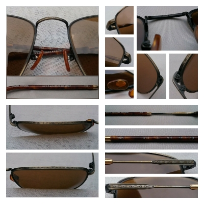 แว่นตาปาริเซียนแฮนด์เมดทศวรรษที่ 1980's ผลงานในตำนานของ 'เอสซิลอร์' งานทองเดินลาย - รมดำ *** เลนส์กระจกคริสตัล 'สีน้ำตาล - ชา' Vintage LES LUNETTES ESSILOR handmade in France แว่นตาปาริเซียนแฮนด์เมดทศวรรษที่ 1980's ผลงานในตำนานของ 'เอสซิลอร์' งานทองเดินลาย - รมดำ *** เลนส์กระจกคริสตัล 'สีน้ำตาล - ชา' Vintage LES LUNETTES ESSILOR handmade in France