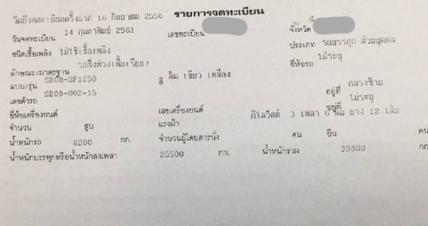 หางพื้นเรียบ3เพลาปี58 ล้อแมคแสตนเลส ยางมิชชิลิน สภาพสวยพร้อมใช้ คอมนอก10,000
