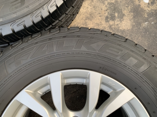 ล้อแม็ก Mitsu Pajero 6รู139 ขอบ 17 (ก้านวาย) แถมยาง 265-65-17 FALKEN ปลายปี 14 สภาพสวย