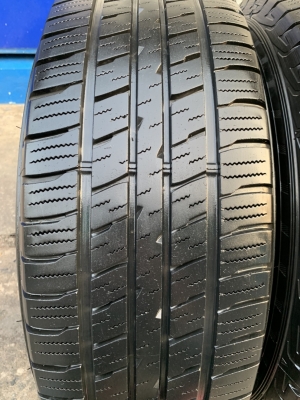 ล้อแม็ก Mitsu Pajero 6รู139 ขอบ 17 (ก้านวาย) แถมยาง 265-65-17 FALKEN ปลายปี 14 สภาพสวย