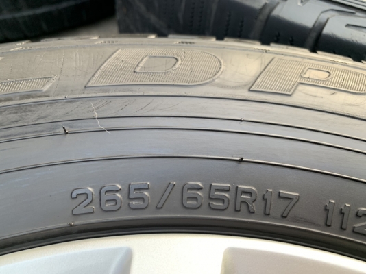 ล้อแม็ก Mitsu Pajero 6รู139 ขอบ 17 (ก้านวาย) แถมยาง 265-65-17 FALKEN ปลายปี 14 สภาพสวย