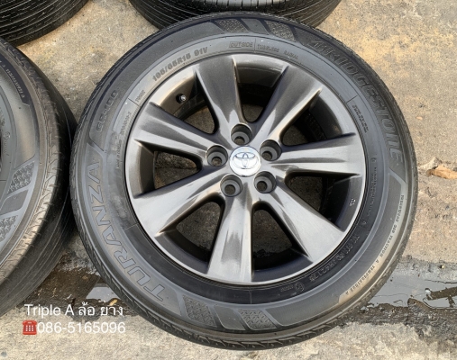 ล้อแม็ก 5รู100 Toyota Altis ขอบ 15 สีเทากัน แถมยาง 195-65-15 Bridgestone ปลายปี 17 ล้อแม็ก 5รู100 Toyota Altis ขอบ 15 สีเทากัน แถมยาง 195-65-15 Bridgestone ปลายปี 17