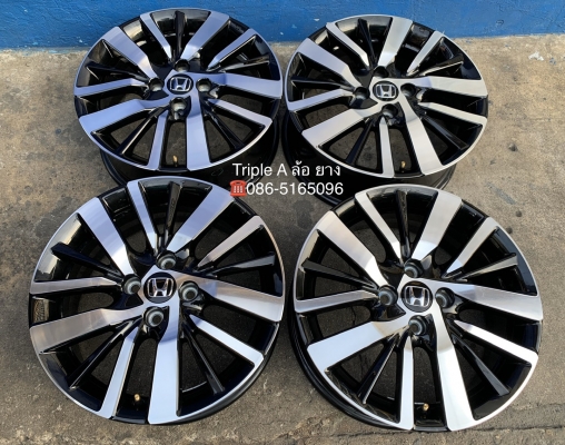ล้อแม็กป้ายแดง Honda City Turbo RS 2020 ขอบ 16 ดำหน้าเงา สวยกริ๊บๆ