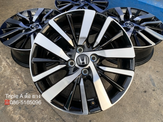 ล้อแม็กป้ายแดง Honda City Turbo RS 2020 ขอบ 16 ดำหน้าเงา สวยกริ๊บๆ ล้อแม็กป้ายแดง Honda City Turbo RS 2020 ขอบ 16 ดำหน้าเงา สวยกริ๊บๆ